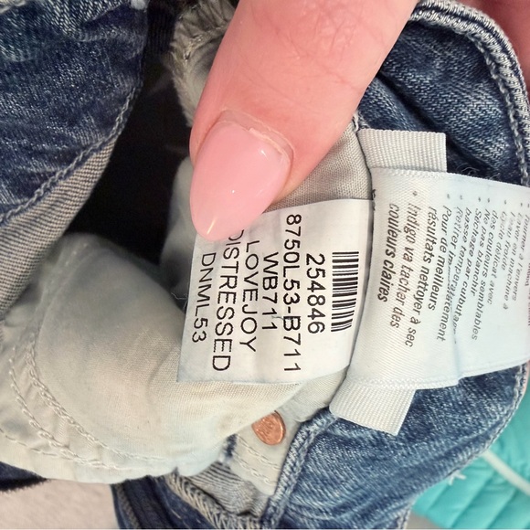 PAIGE Sasha Wide Leg Jean Lovejoy Distressed Size 29 - Picture 6 of 11